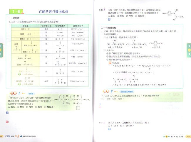 化學,參考書,題型