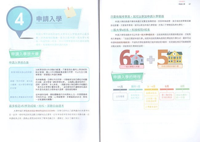 個人申請,學習歷程